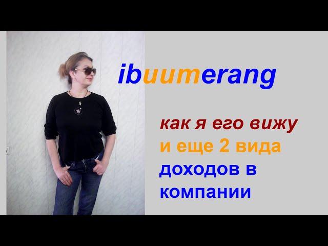 ibuumerang, как я его вижу и еще пара видов дохода в нашей компании.