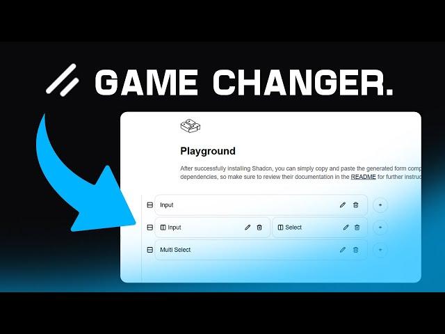 Build Forms 10x Faster with This Shadcn Tool