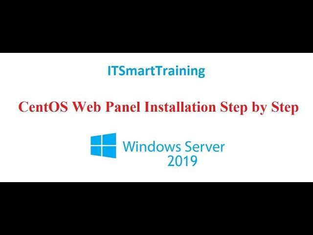 CentOS Web Panel Installation Step by Step