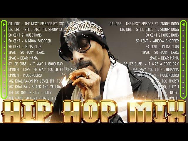 OLD SCHOOL HIP HOP MIX 2024 ~ Best of 90's Hip Hop Mix Playlist 2Pac, Dr. Dre, Snoop Dogg, 50 Cent