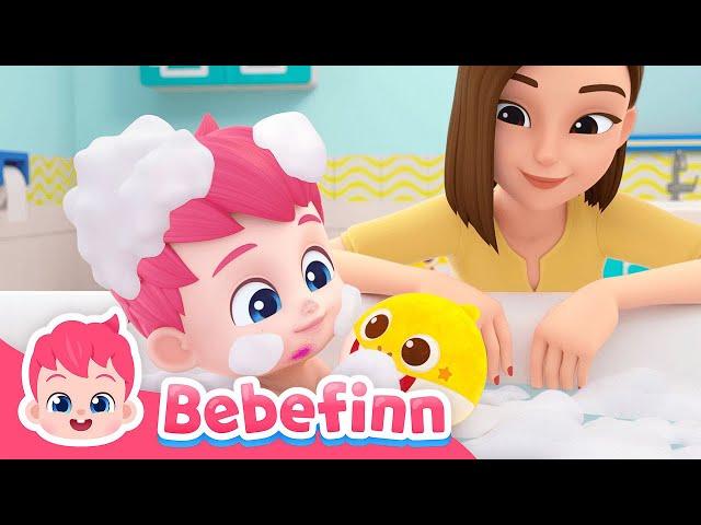 Let's Have Fun Bubble Bath! | EP53 | Bebefinn Bath Song | Nursery Rhymes & Kids Songs