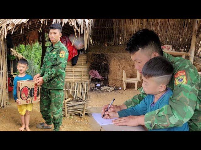 Orphaned boy tries hard to learn to write and grow corn