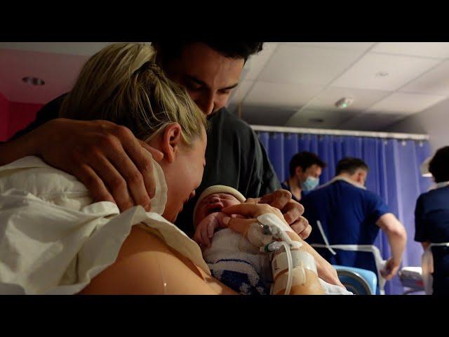 BIRTH VLOG *RAW* | INDUCTION, LABOUR & DELIVERY OF OUR FIRST BABY