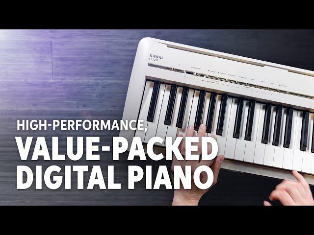 Kawai ES120 88-key Digital Piano with Speakers Demo