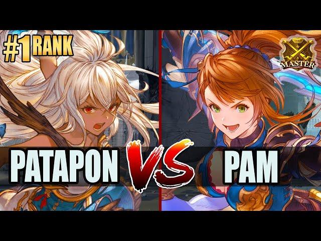GBVSR  Patapon (Zooey) vs Pam (Beatrix)  High Level Gameplay
