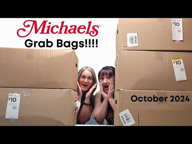 MICHAELS Grab Bags Are Back !!! | October 2024 | Part 1