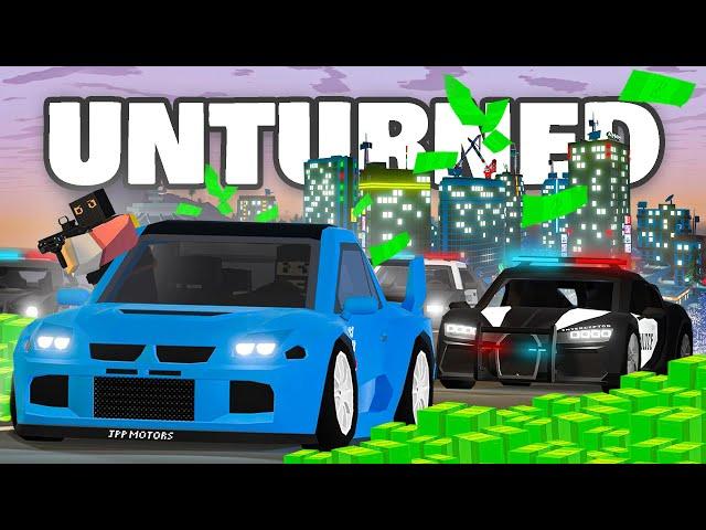 I BECAME THE RICHEST GETAWAY DRIVER IN UNTURNED LIFE RP!