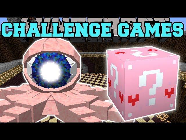 Minecraft: EYEBALL OCTOPUS CHALLENGE GAMES - Lucky Block Mod - Modded Mini-Game