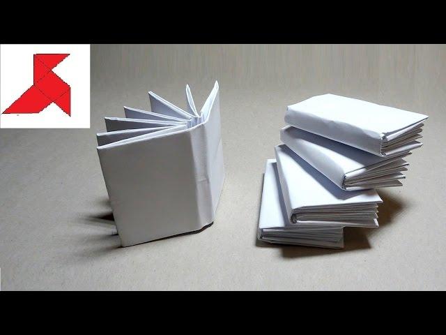 DIY    How to make a mini BOOK from A4 paper