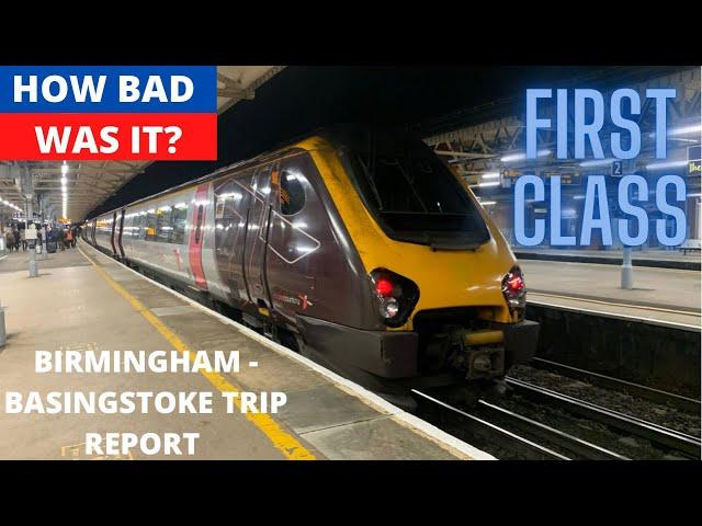 Cross Country First Class, Birmingham - Basingstoke trip report!