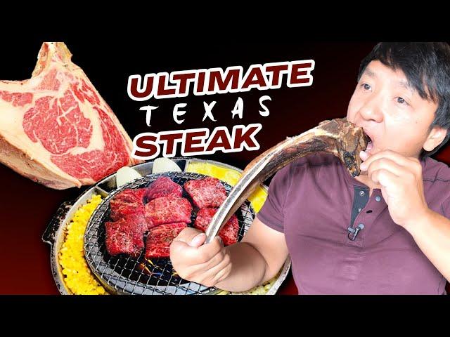 ULTIMATE TEXAS STEAK & Robot KOREAN BBQ BUFFET in Dallas Texas