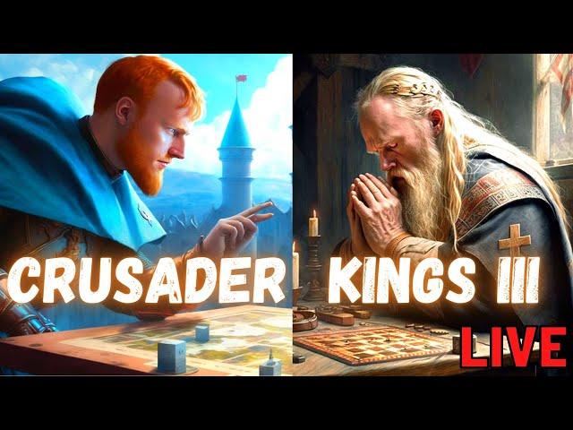 Co-Op CK3 - A House Divided - 2 Battle Bros play Crusader Kings 3