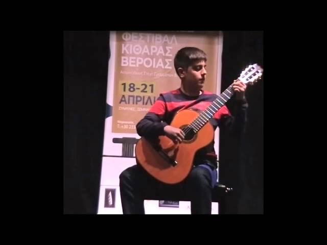 Thodoris Theodoroudis 1st Prize 11th International Guitar Festival 2012 Veria