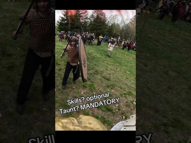 Had to hit'em with the Taunt emote real quick #bicolline #dnd #larp