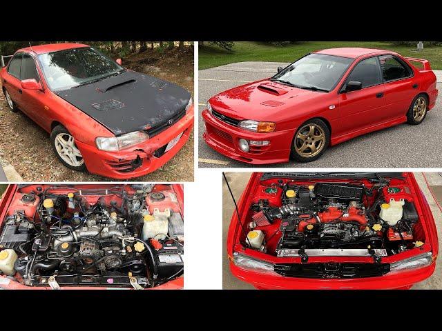 Insane 700 Hour Subaru Restoration - Start To Finish - Jdm Gc8 Wrx Type Ra