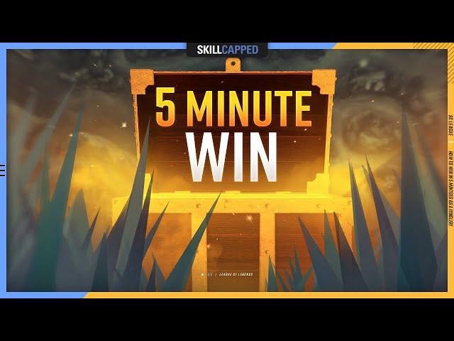 How to WIN in 5 MINUTES as a Jungler! - League of Legends