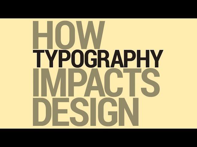 Graphic Design Tutorial: Typography and Design