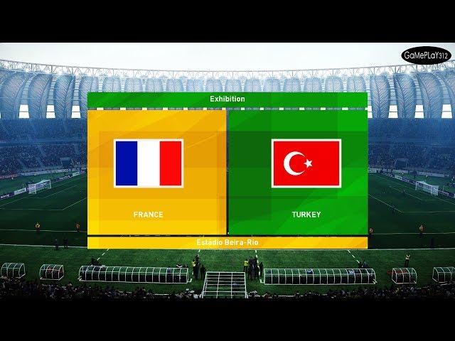 PES 2020 - FRANCE VS TURKEY - EURO 2020