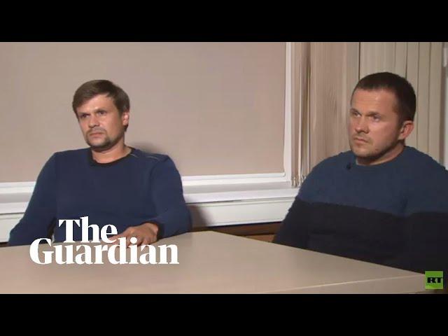 Men claiming to be Salisbury novichok attack suspects speak to Russian state TV