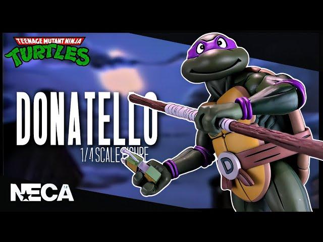 NECA Toys Teenage Mutant Ninja Turtles Giant Sized 1/4 Scale Donatello @TheReviewSpot