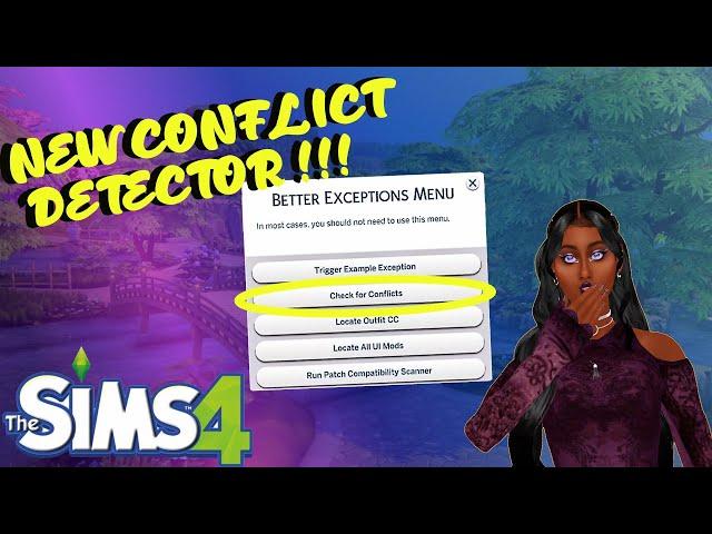 A CONFLICT DETECTOR that ACTUALLY WORKS??? | Sims 4 Better Exceptions update