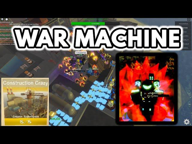 I'm BACK with another QUALITY 10/10 Video (War Machine Tower) [Tower Defense Simulator ROBLOX]