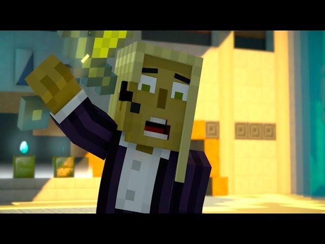 Stella gets caught - Funny Moment - Minecraft Story Mode Season 2 Episode 1