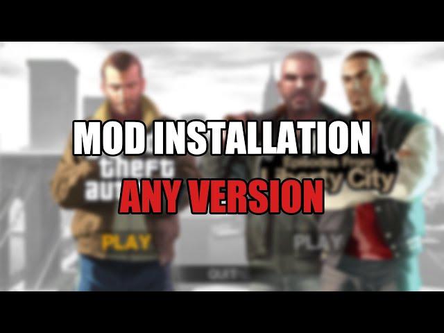 How to install script mods to GTA IV on PC (ANY VERSION)