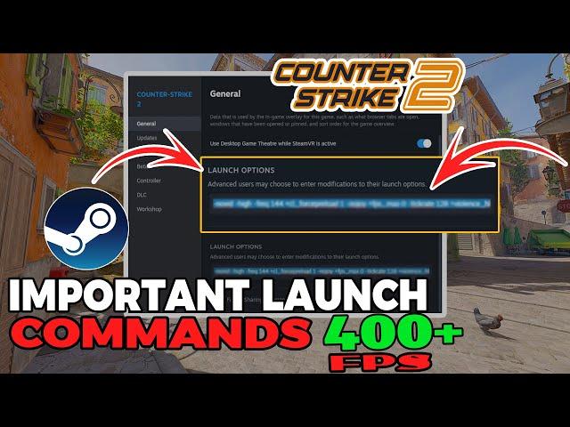 CS2 *IMPORTANT* Steam Launch COMMANDS For FPS Boost