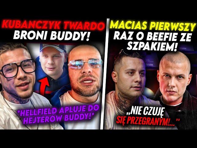 BUDDA BRONIONY PRZEZ RAPERÓW! MACIAS SZOKUJĄCO O BEEFIE ZE SZPAKIEM! (Żabson, Diddy, Hellfield)