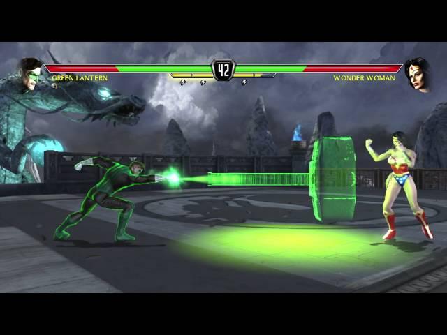 Mortal Kombat vs DC Universe - Arcade mode as Green Lantern