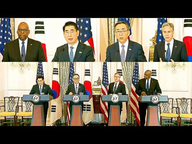 Blinken and Austin Meet with South Korean Counterparts in Washington!