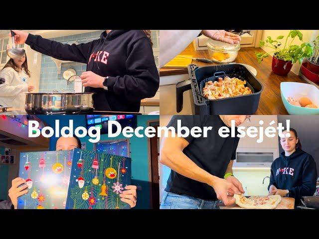 Boldog December elsejét Vlogmas 1 nap