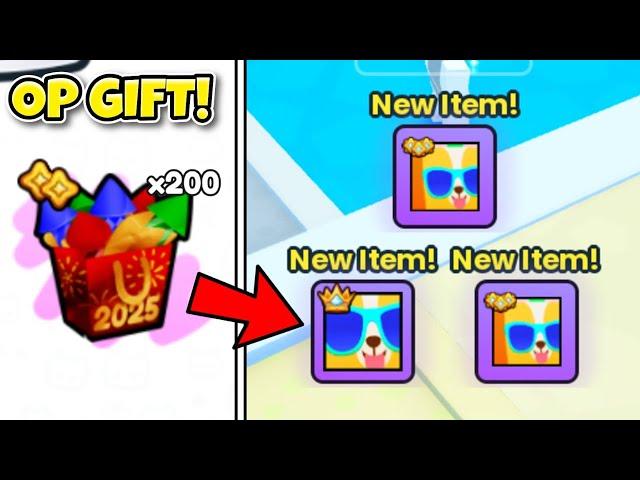 Opening 200 New Years Gift for the EASIEST TITANIC in Pet Simulator 99!