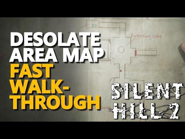 Desolate Area Map FAST Walkthrough Silent Hill 2 Remake