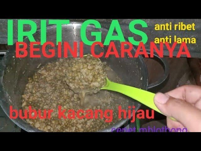 hemat gas!! cara cepat dan hemat merebus kacang hijau