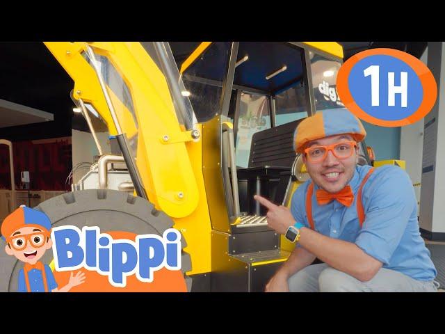 Blippi's "Dig It" Digger Fun!  Building Big Things | Learning Videos for Kids 🟠