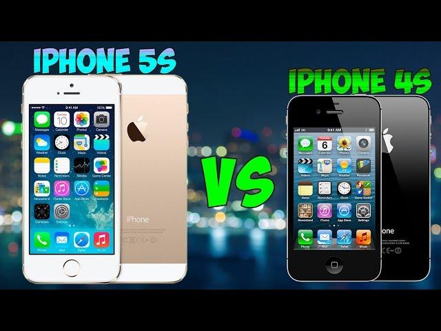 Сравнение iPhone 5s и iPhone 4s/iPhone 5s VS iPhone 4s