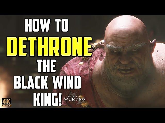 This Is How To BEAT The Black Wind King In Black Myth Wukong!! (4090 4k 60  fps)