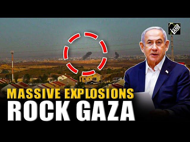 Massive blasts rock Gaza! as Israeli military launches full-scale ground, Air Assault