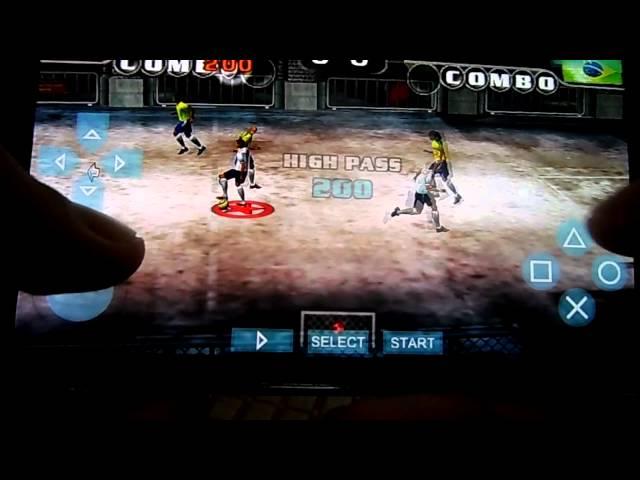 Ppsspp Fifa street 2(60fps)  on galaxy s3