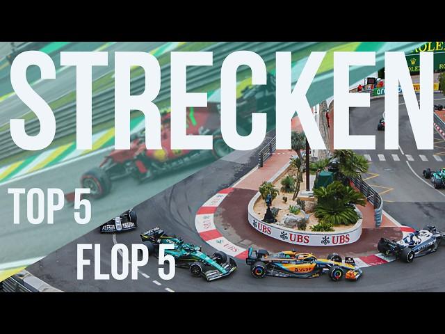 TOP 5 / FLOP 5: Spannendste & Langweiligste Strecken in der F1