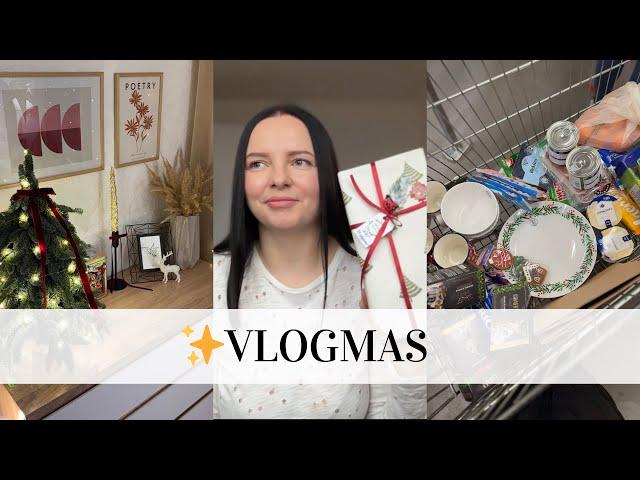 #vlogmas24Останні приготування до РіздваПрикрасила ялинкуЗакупка продуктів в МЕТРО