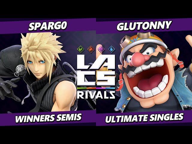 LACS Rivals TOP 8 - Spargo (Cloud) Vs. Glutonny (Wario) Smash Ultimate - SSBU