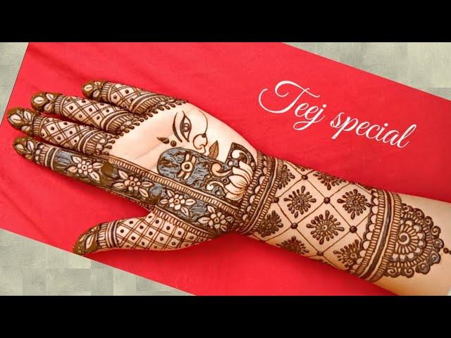 Teej special mehndi design | shiva parvati teej mehndi | henna for hartalika teej