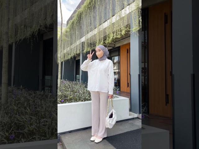 inpirasi outfit simple tapi cakep  #hijabstyle #shortshijab #ootd #ootdhijab #hijab