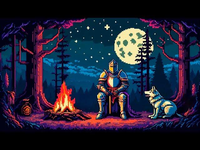 You are safe here with my wolf...Rest in our campfire for a moment [Medieval Ambient Music]