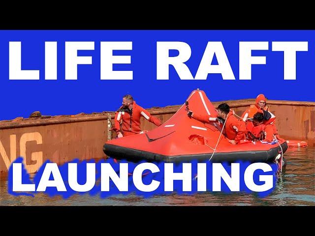 Practical seamanship: Marine Life Raft Launch and Survival Training