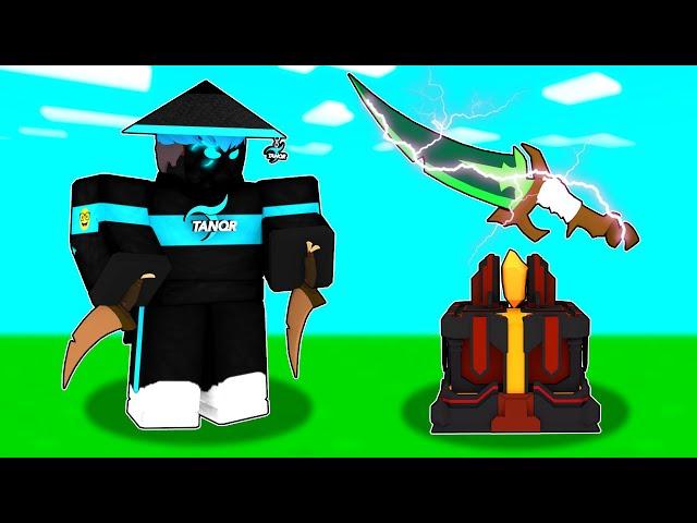 Crafting MAX LEVEL DAGGER and It's OP in Roblox Bedwars..