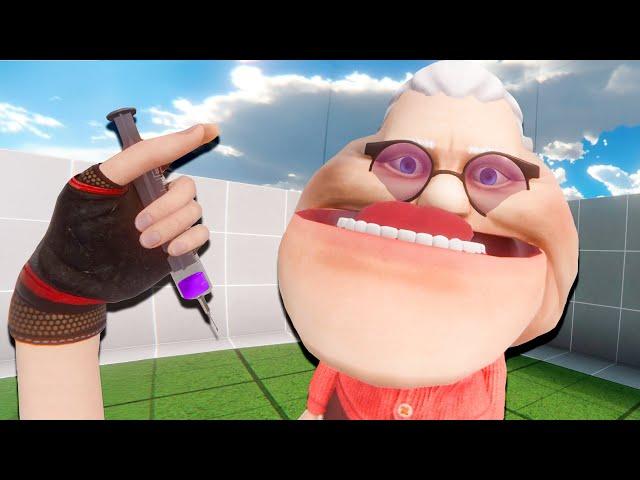 Experimenting with Granny Goes WRONG in Bonelab VR!